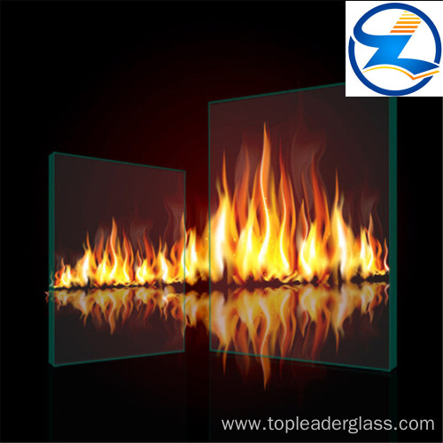 High quality fire-resistant glass for wall curtain